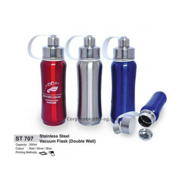 ST 707 Stainless Steel Vacuum Flask (Double Wall)